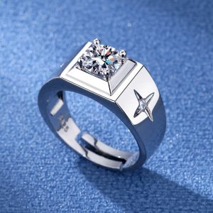 Zircon Personality Fashionable  Men's Ring